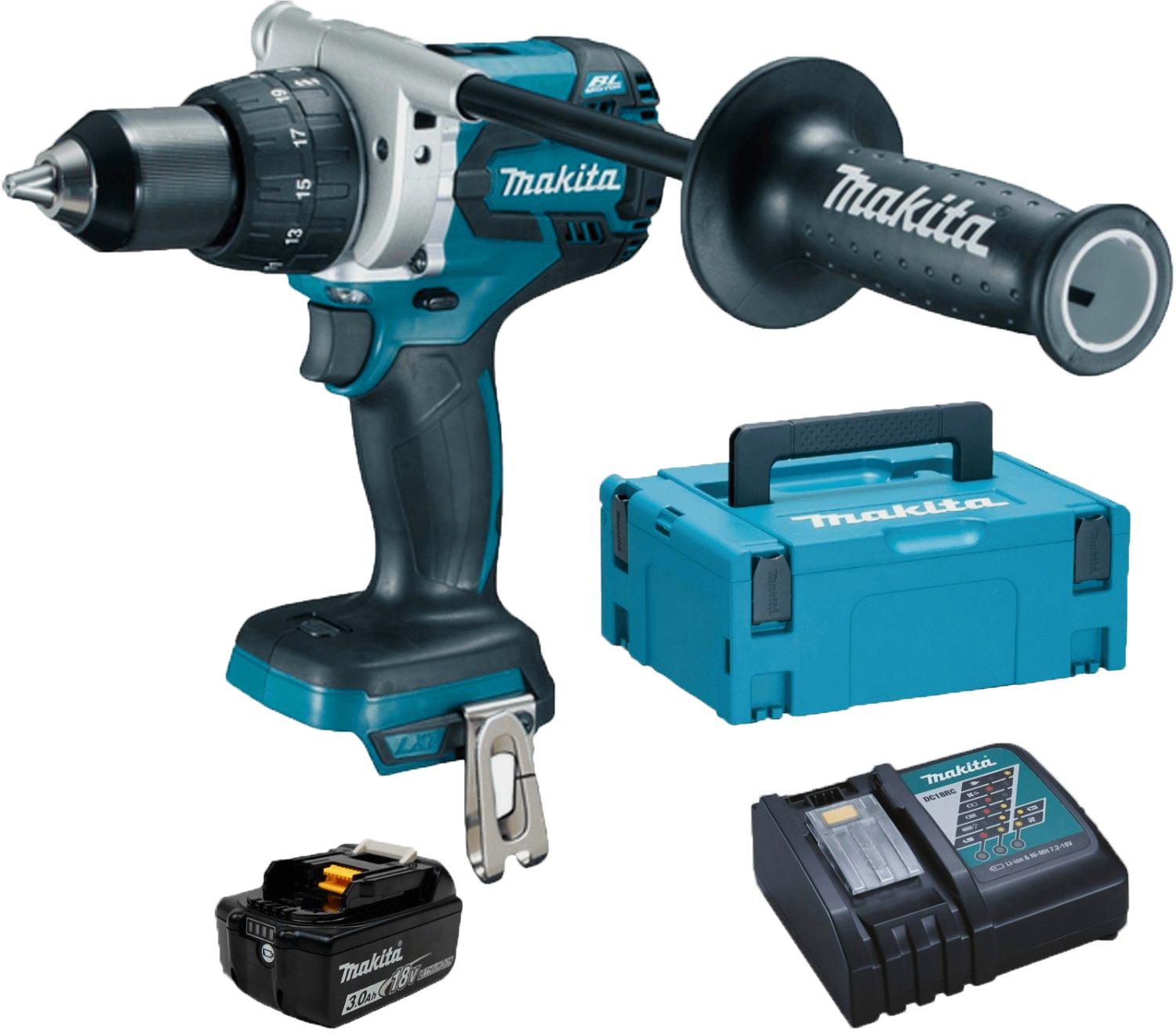 Аккумуляторная дрель-шуруповерт LXT 18 В Makita DDF481RFJ