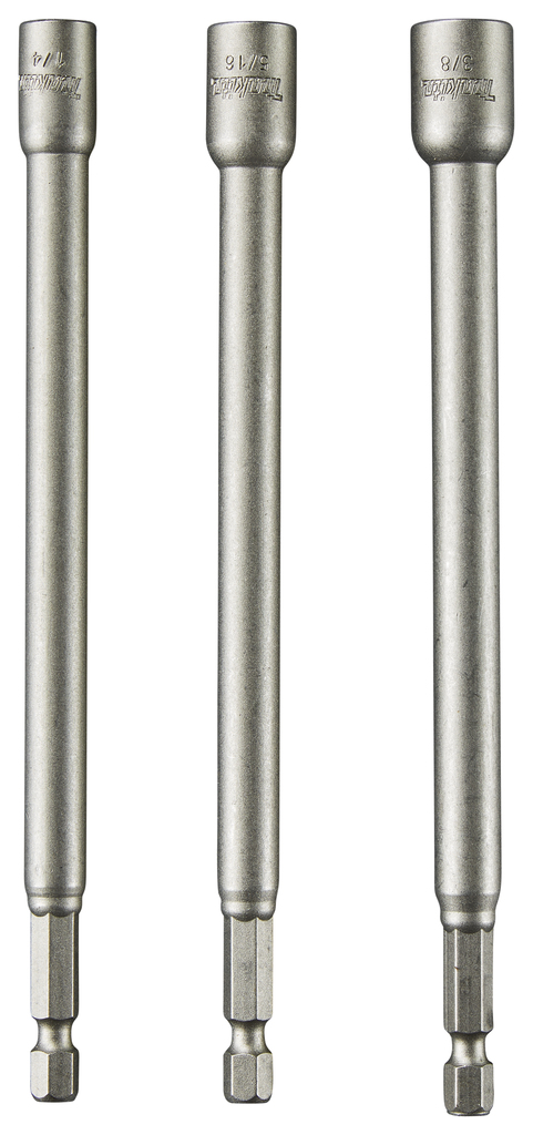 Набор магнитных торцовых головок 1/4" (6,4 мм), 5/16" (7,9 мм), 3/8" (9,5 мм) Makita B-57283