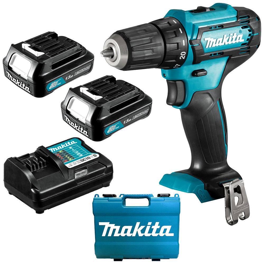 Аккумуляторная дрель-шуруповерт CXT 12 В Makita DF333DWYE