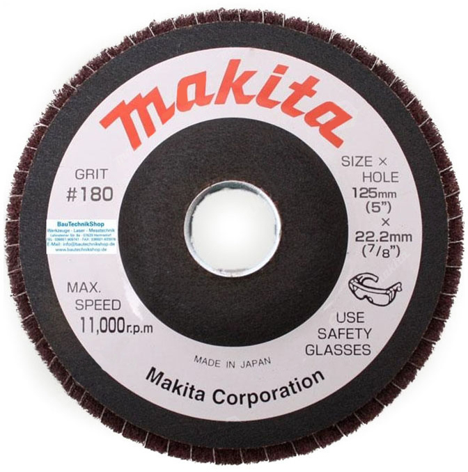 Шлифовальный диск 125x22x12 K180 1 шт Makita A-81072 Шлифовальный диск 125x22x12 K180 1 шт Makita A-81072