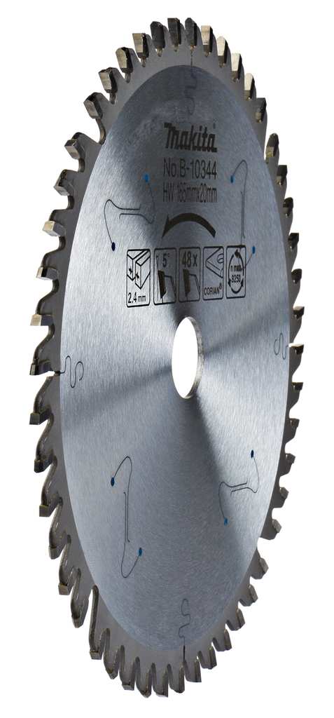 Пильный диск для погружных пил по кориану 165X20X1.7X48T Makita B-10344