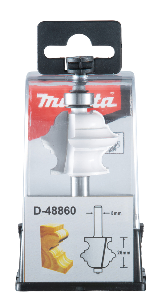 Фреза кромочная фигурная 34,9x8 мм Makita D-48860