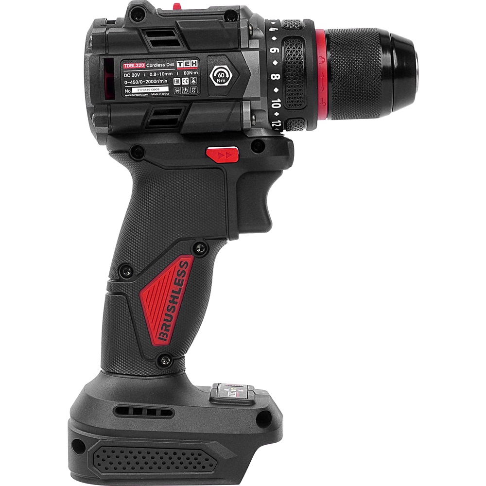 Дрель аккумуляторная 20V TEH TDBL320-2B